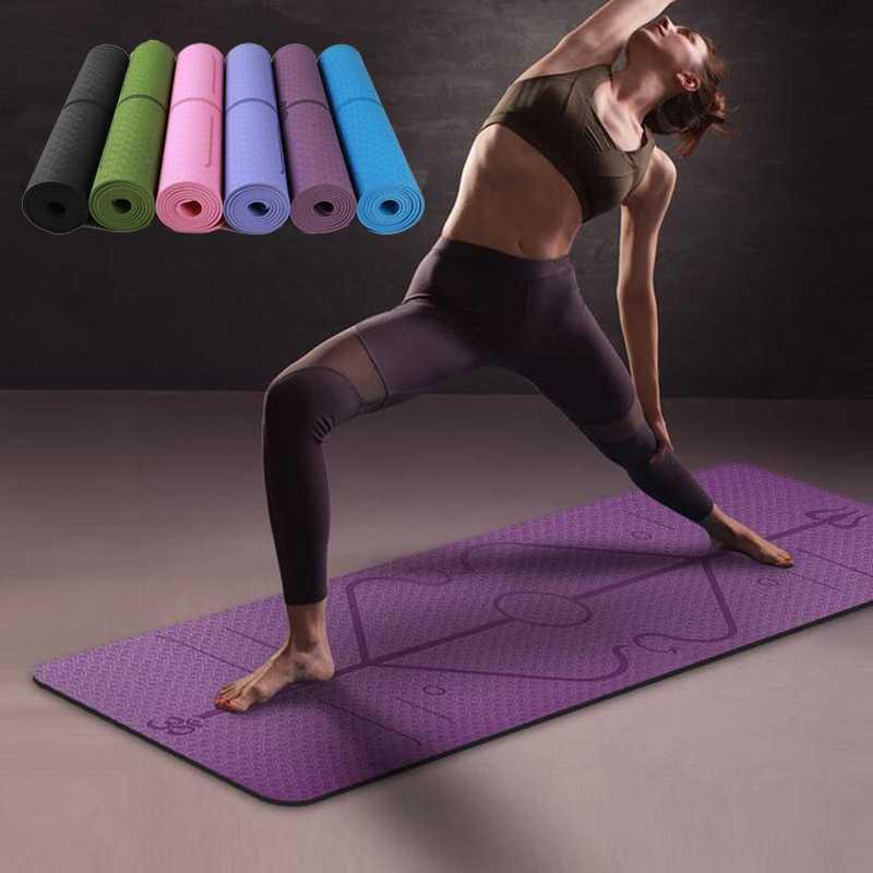 TaffSPORT Karpet Pilates Yoga Mat Anti Slip TPE 183 x 61 CM PROlite 60