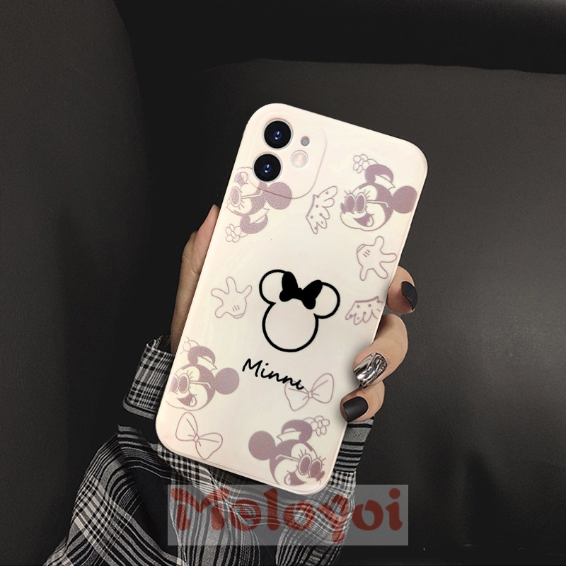 Xiaomi Redmi Note 10 Couple Case Xiaomi Note 9 8 10s 10pro Max  Poco M3 X3 NFC POCO X3 Pro Redmi9 9T 9C NFCDisney Mickey Minnie Cute Cartoon Lover Soft TPU Cover