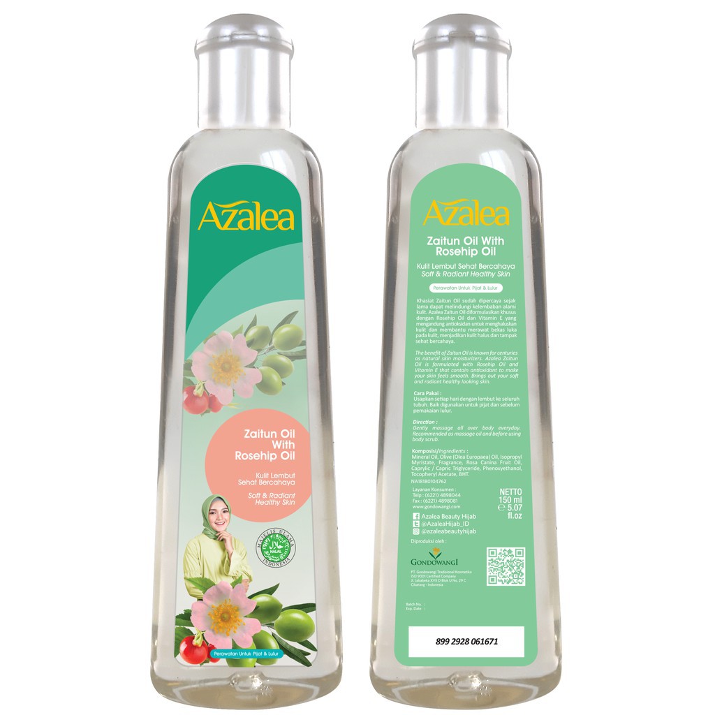 Azalea Zaitun Oil Minyak Zaitun 150ml Shopee Indonesia