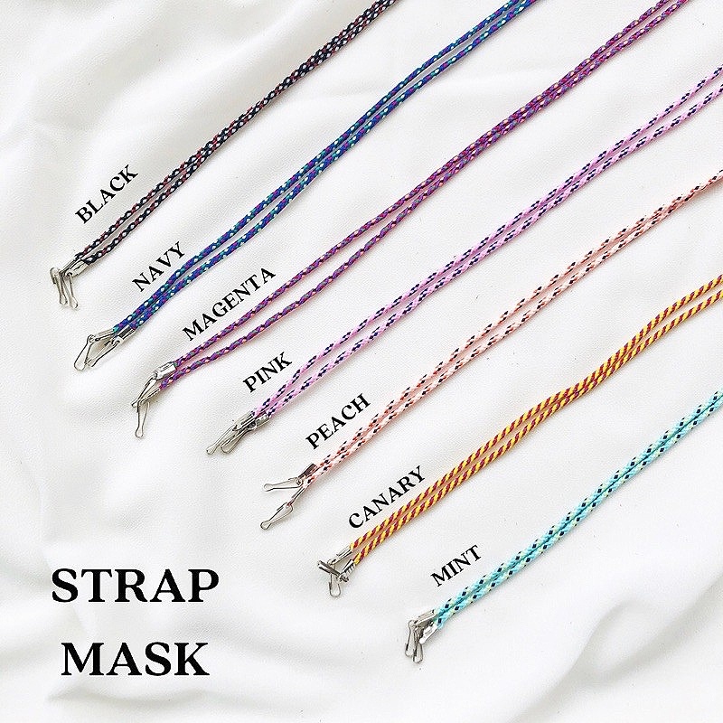 Strap Mask / Pengait Masker Hijab / Kalung Masker / Gantungan Masker / Rantai Masker