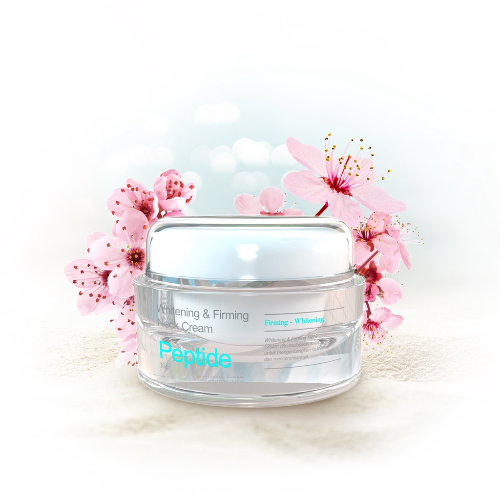 MS GLOW Whitening & Firming Neck Cream, Krim Pemutih Leher MS GLOW