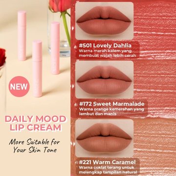 BPOM Nacific Daily Mood Lip Cream 4.5g Vintage Coral