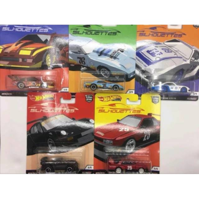 Hot Wheels Silhouettes SET HW Silhouette Hotwheels Car Culture