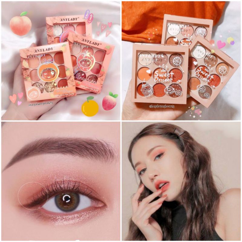 ANYLADY EYESHADOW 9 PALETTE THAILAND MAKE UP EYESHADOW
