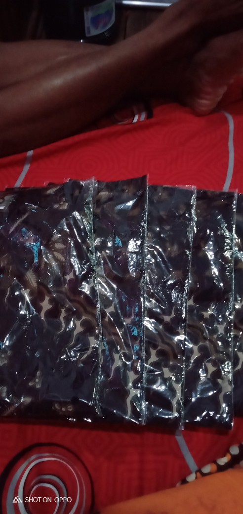 Bswart Batik Hrb026 Kenongo Hem Pendek Padi Pekalongan M L Xl Batik Pria Murah Modern Grosir Batik