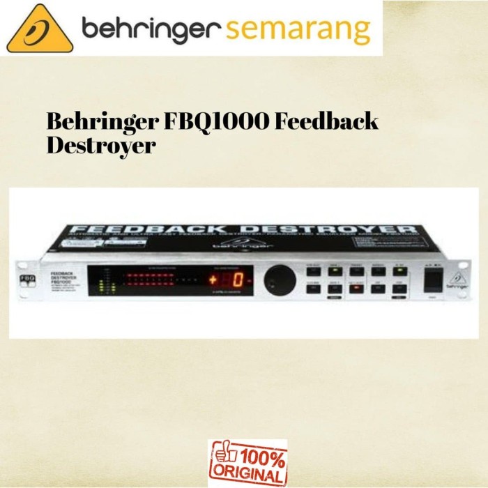{AudioStore} Behringer FBQ1000 FBQ-1000 FBQ 1000 Anti Feedback Destroyer Berkualitas