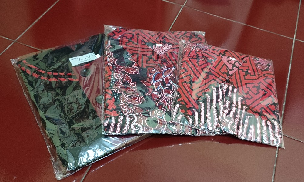 Couple Batik ( Bisa Beli Terpisah )kombinasi Motif Tuneca Size M L Xl Xxl