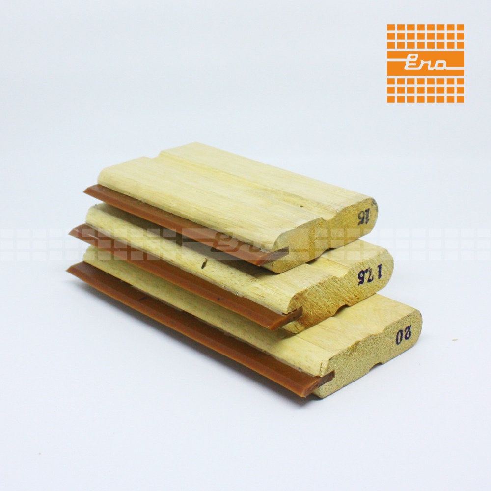 

ALAT SABLON | RAKEL KAYU + KARET "ORTECH" COKLAT (SOLVENT BASE) - CM