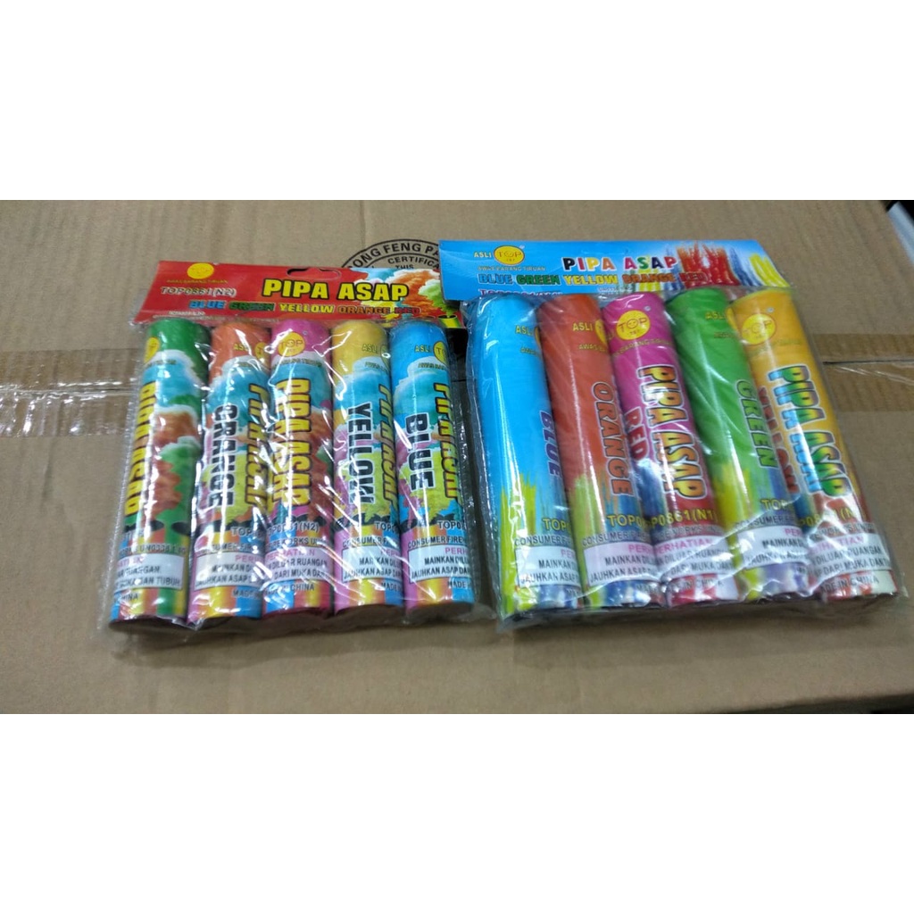 5 PCS dan 1 PCS Smoke Bomb 60 detik - Pipa Asap - Asap Warna - Bom Asap - smoke colour ( HANYA PULAU JAWA DAN LAMPUNG )