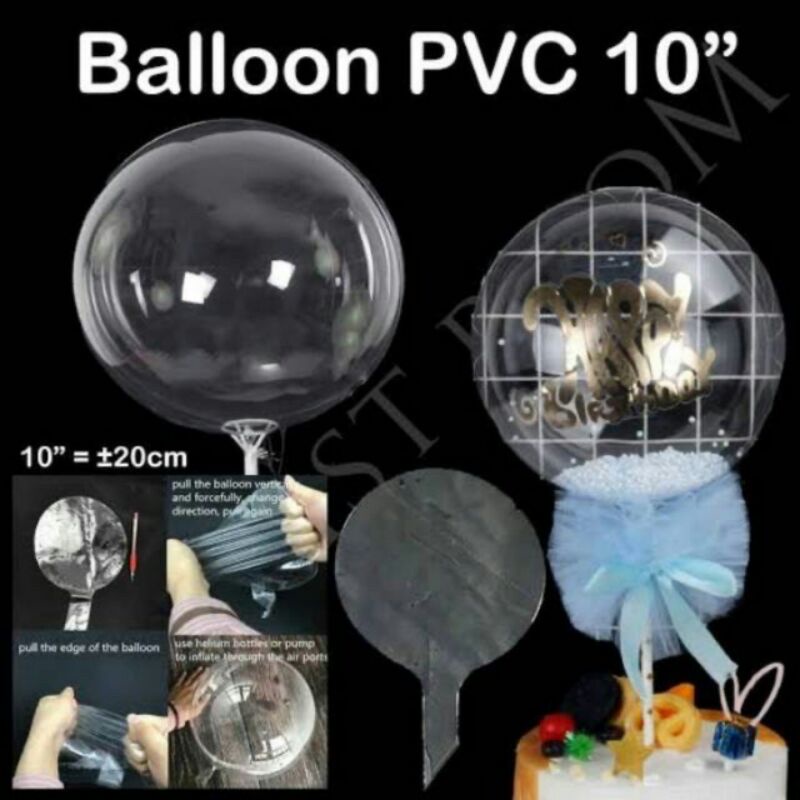 balon pvc 10 inch balon pvc diameter 24cm setelah di pompa