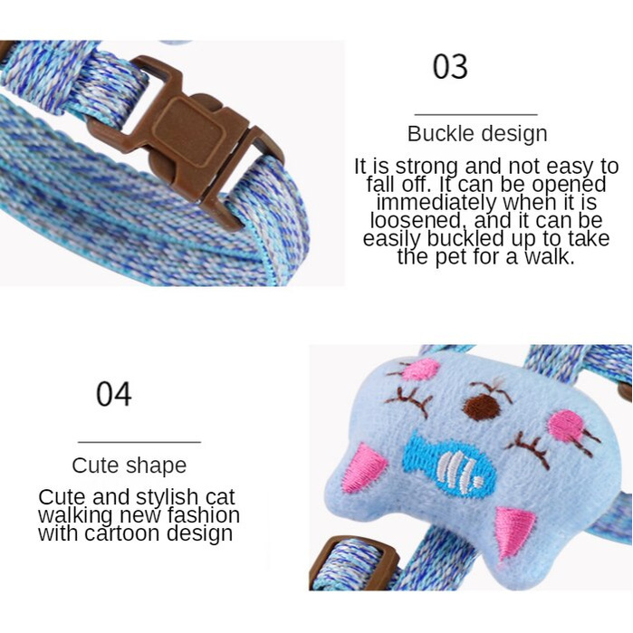 ★〓YUFeiPet〓★ Cat Leash Multicolor Dog Dog I-shaped Traction Rope  with Pet Dolls Dog Leash Cat Leash Cat Accessories Dog Accessories