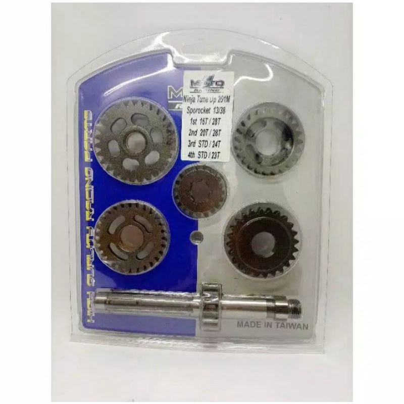 Gigi Rasio Moto1 Kawasaki Ninja 150R Rasio 16 28T 201 Meter Tune Up