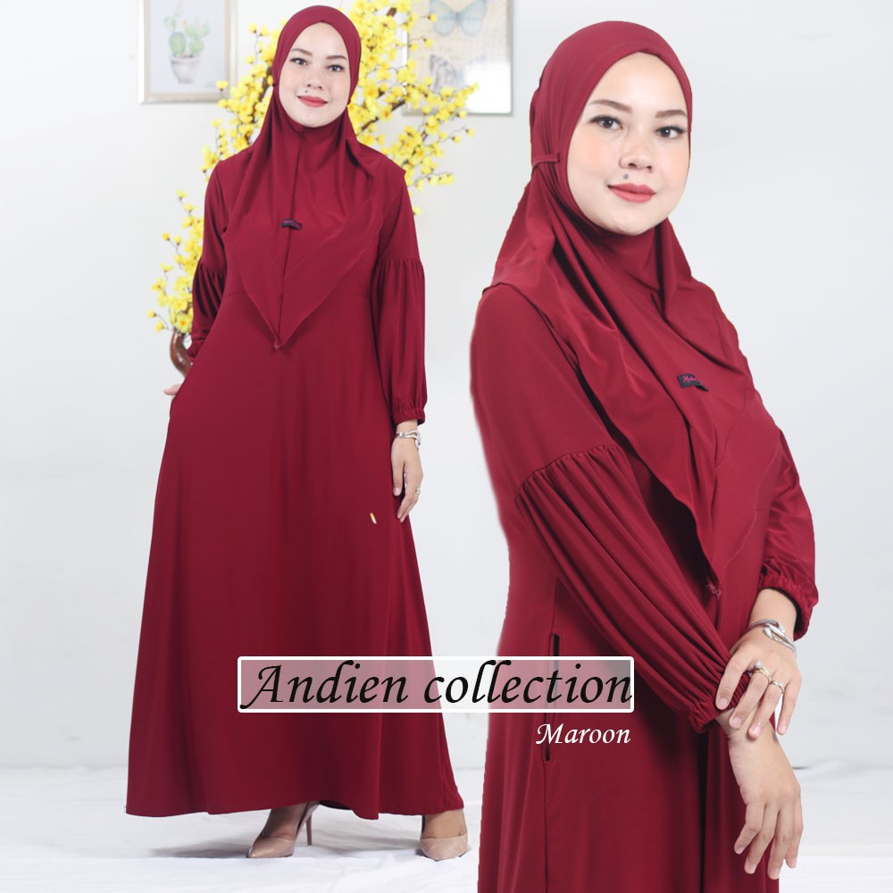 khaira sett JILBAB/ Gamis set jilbab/ Gamis syar'i jumbo/Bususi frendly