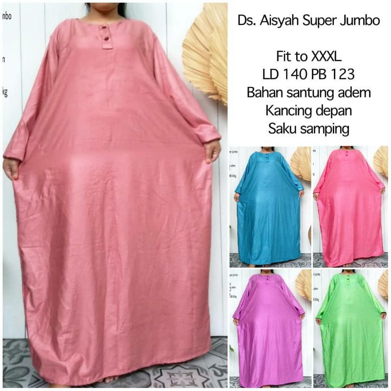 diskondaster jumbo LD 140/ longdres /dasteer kekinian/daster panjang/daster busui