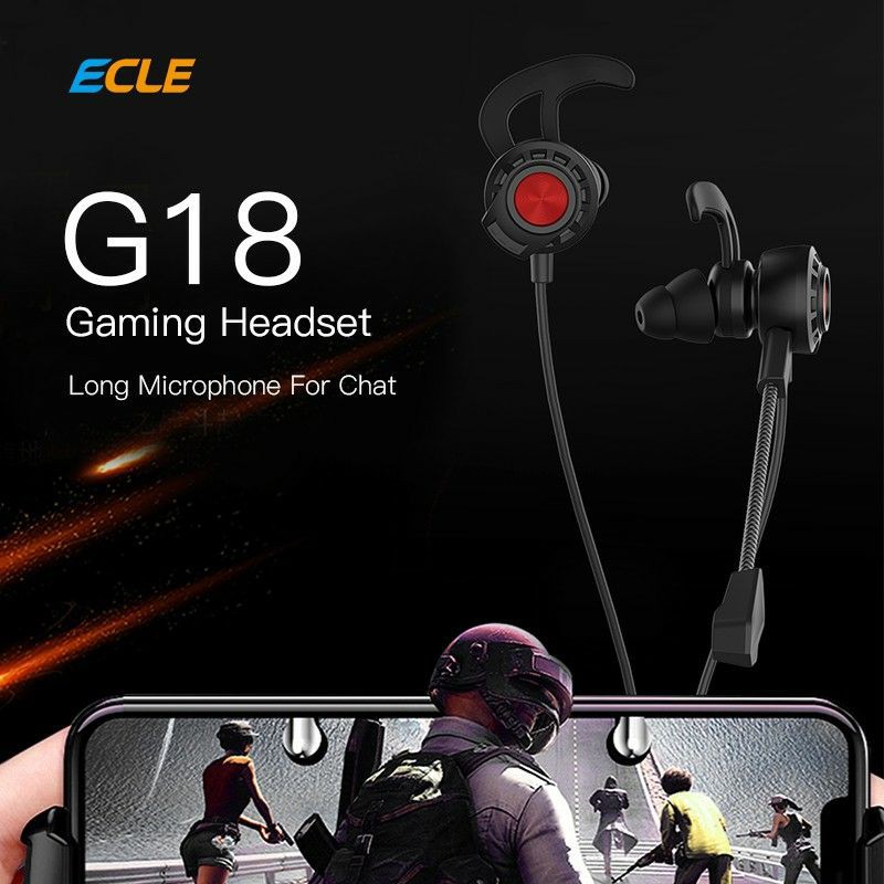 ECLE G18 Headset Earphone Gaming Microphone Original
