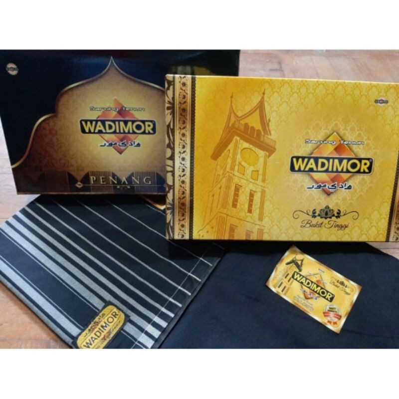 SARUNG WADIMOR POLOS TENUN (FREE BOX) ORI WADIMOR