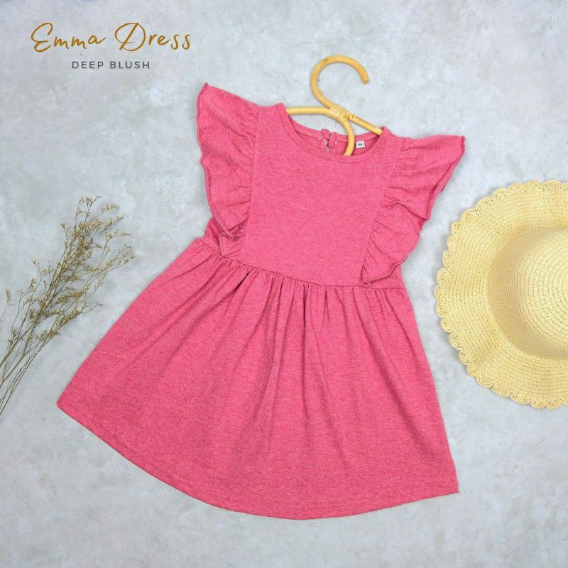 Dress anak perempuan/Emma dress/Dress katun pastel