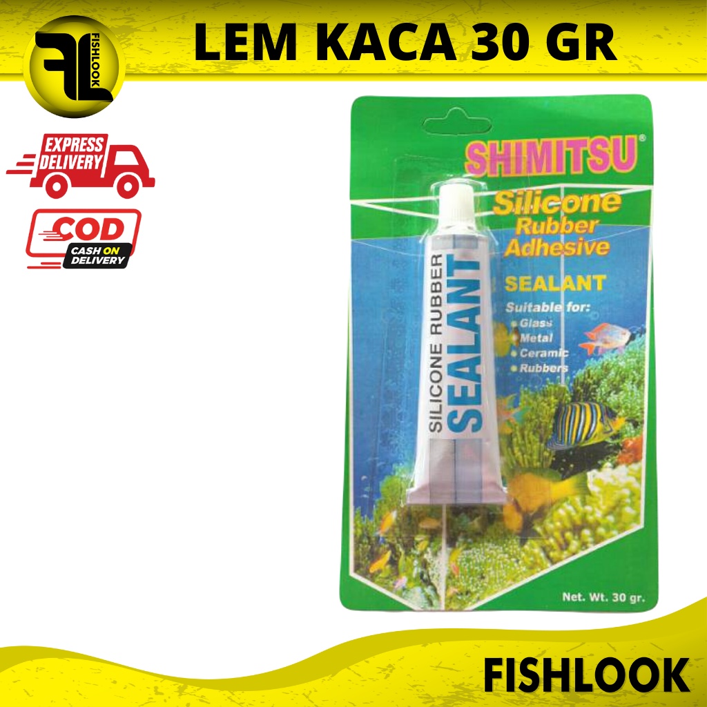 Sealant Lem Kaca Silikon silicon aquarium akuarium aquascape 30gr