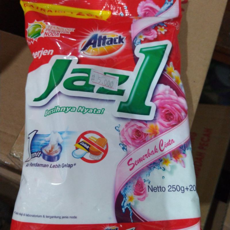 Deterjen Bubuk Attack Jaz1 250+20 gram
