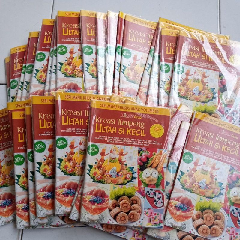 seri menu khusus anak vol 05 kreasi tumpeng ultah di kecil full warna