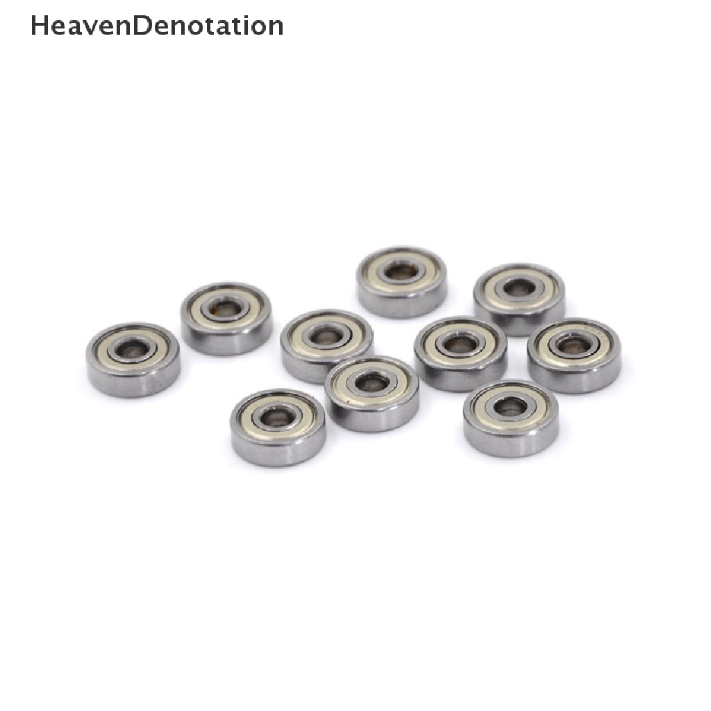 (Heavendenotation) 10pcs 625zz Miniatur Bola Bearing Radial Metrik Bahan Karet + Metal