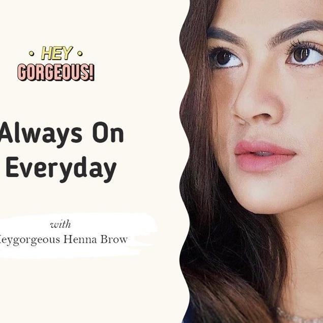 ❉ Brow Henna Hey Gorgeous buy 1 get 1 FREE PENSIL ALIS (WATERPROOF) ✈