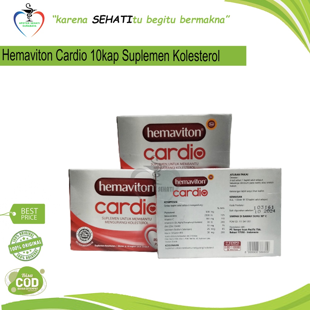 HEMAVITON CARDIO OBAT KOLESTEROL