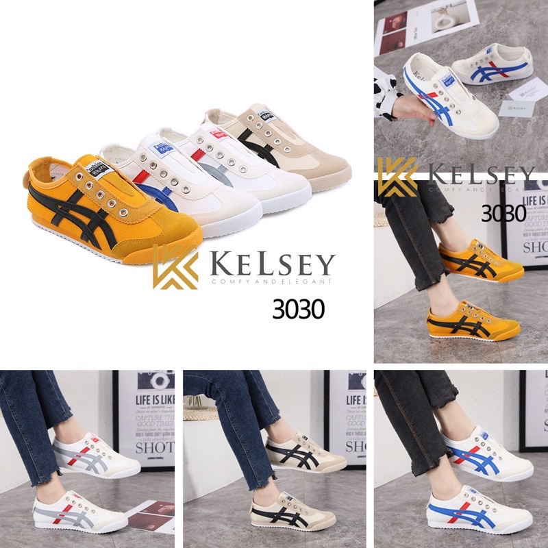 Kelsey Sepatu Sneakers Wanita Import Kelsey 3030
