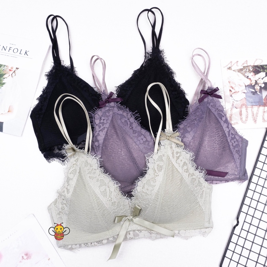 BEE - Bra Bh Wanita Import Tanpa Kawat / Fashion Bra Wanita Sexy Pakaian Dalam TM 339