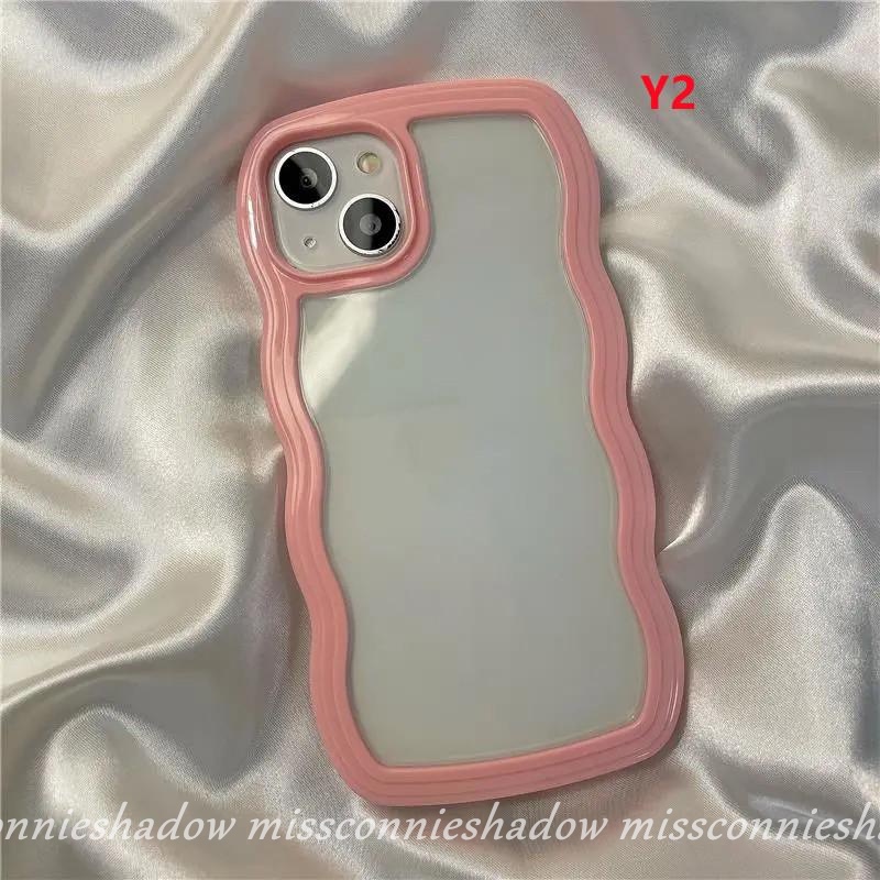 Soft Case Transparan Gelombang Warna Permen Polos Untuk Samsung A13 A04s A04E A03 A12 A03s A53 A32 A50 A51 A52 A22 A23 A50s A30s A52s A02s A11