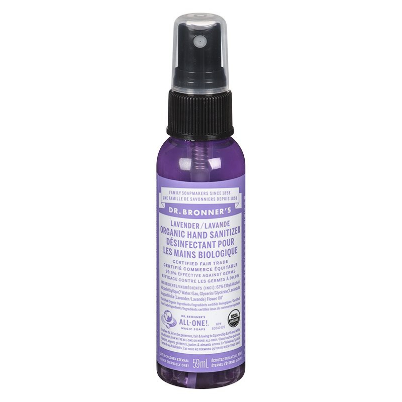 Dr Bronners Organic Hand Sanitizer 59ml