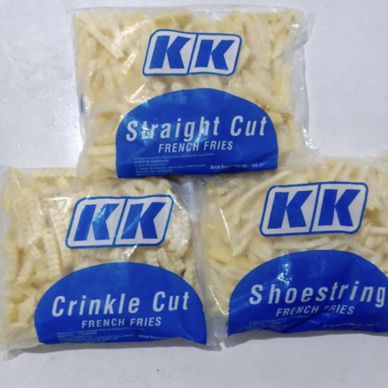 

KK Kentang Goreng 1kg Shoestring Crinkle Straight Cut