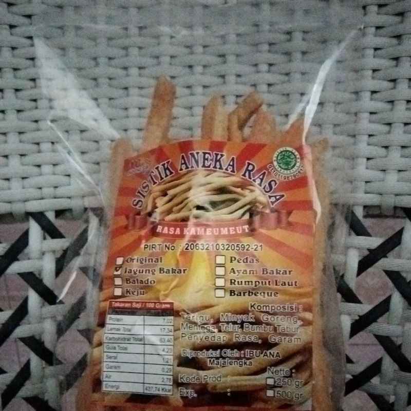 

sistik rasa jagung bakar