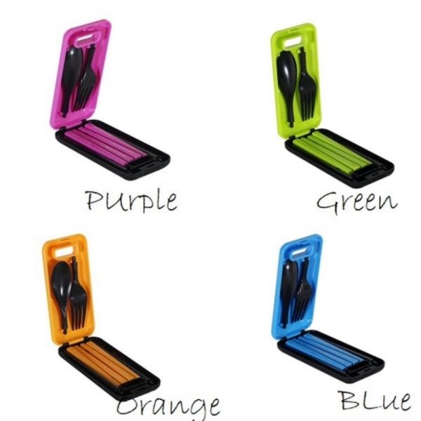 

Unik spoon set sendok sumpit garpu lipat ultralight Murah