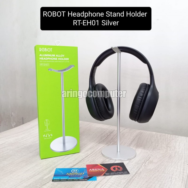 Accessories ROBOT Headphone Stand Holder RT-EH01 Silver