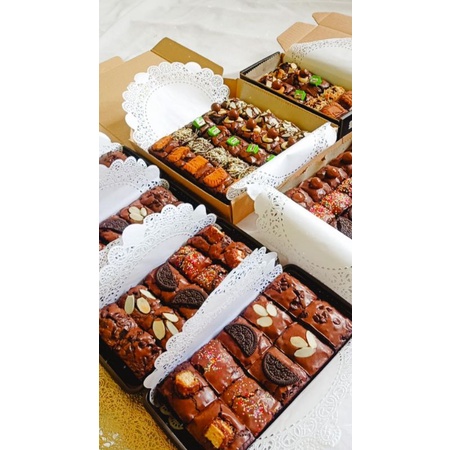 

Fudgy brownies sekat nyambites