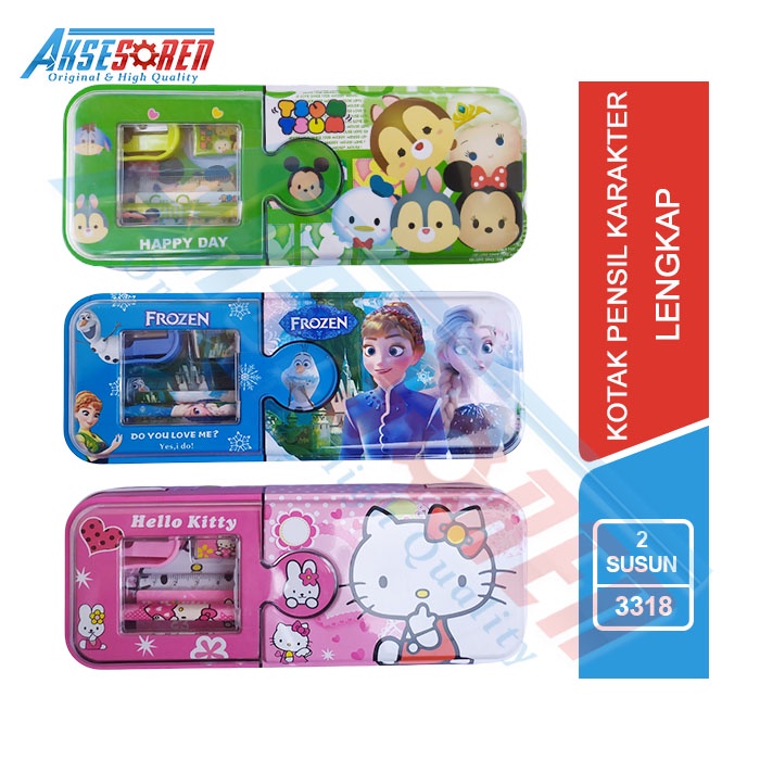 

Tempat Pensil 2 Susun Karakter Lengkap [3318] / Kotak Pinsil Anak Lucu Perempuan Dan Laki-laki / Case Pencils Cute / Tepak Wadah Pulpen