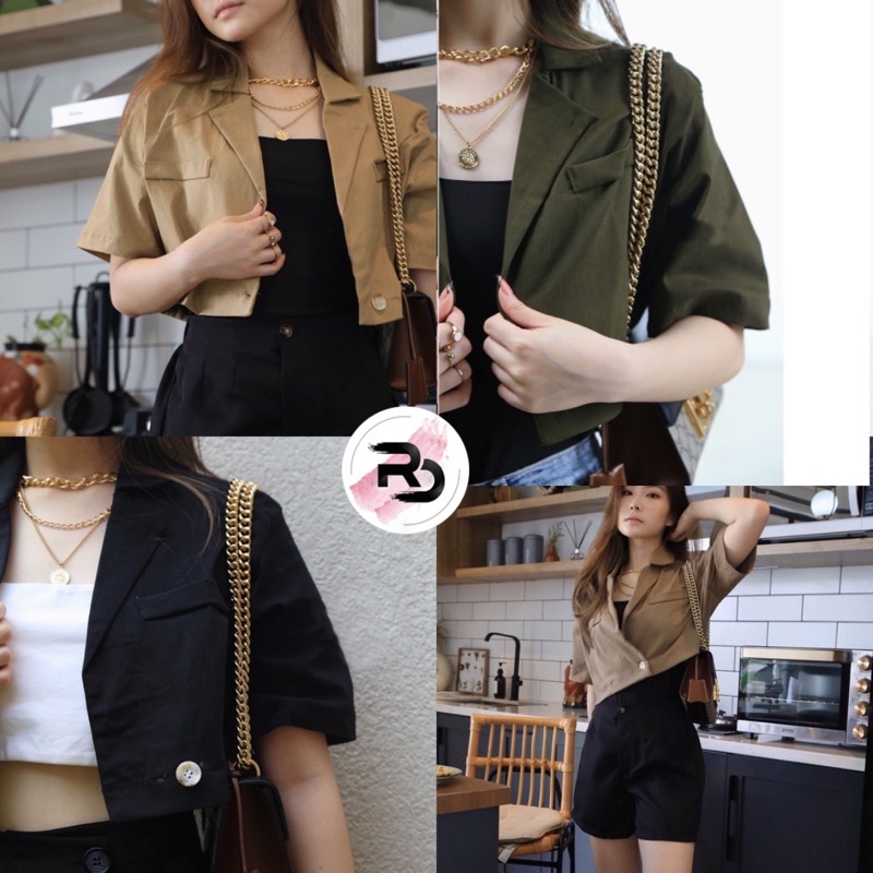 RD FASHION BLYTHE CROP BLAZER