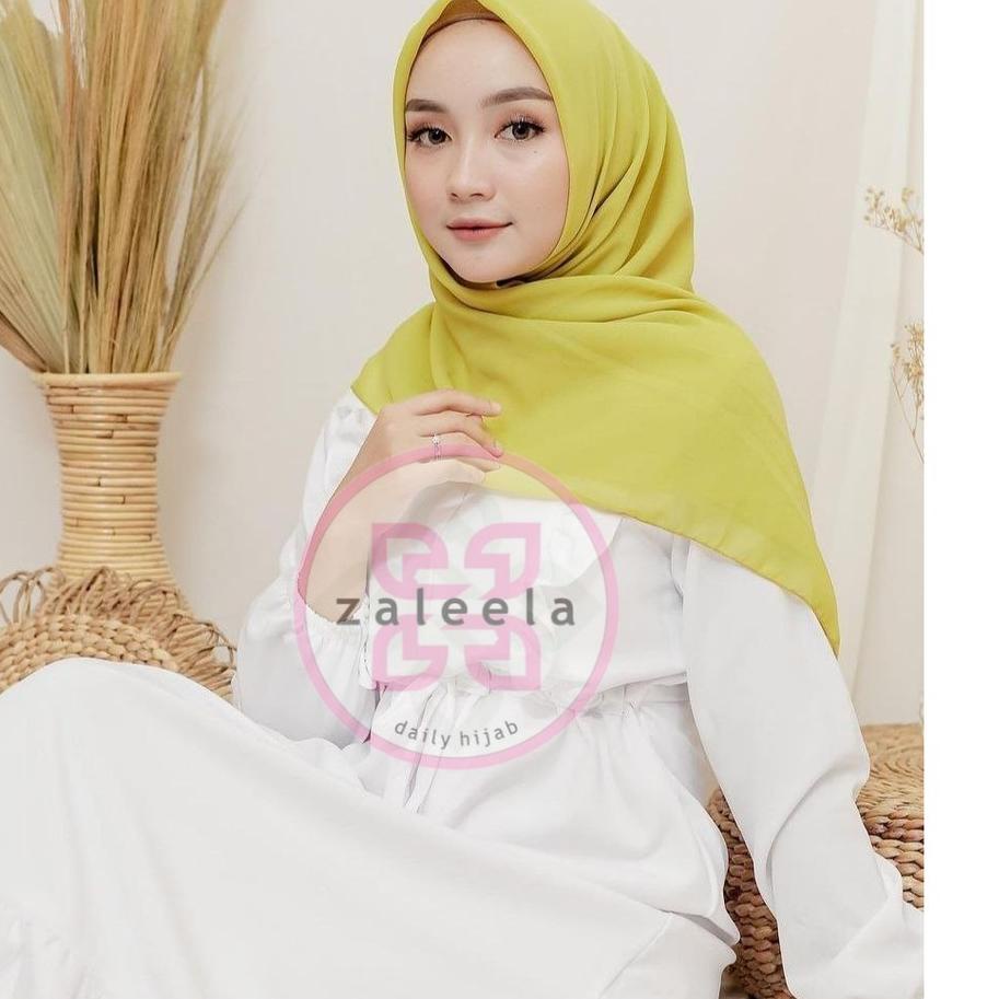 CodeU0g0F--Kerudung Segi Empat polos | 60 Warna (Lemon/Lime)