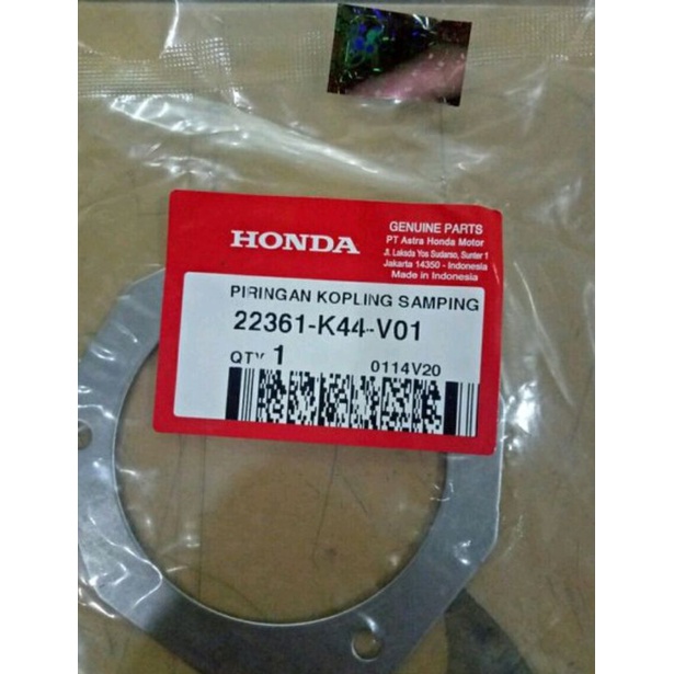 22361K44V01Plat pengunci kampas ganda beat fi esp scoopy esp 22361K44V01
