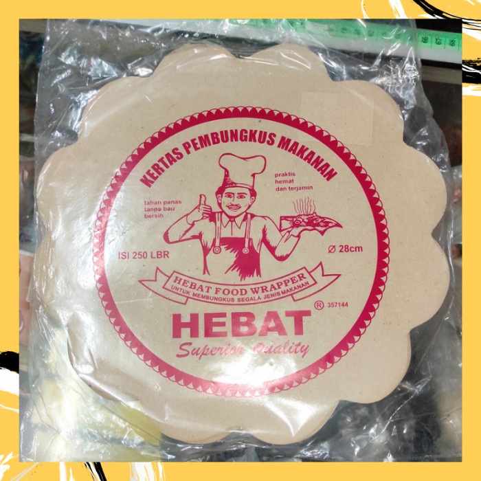 KERTAS NASI BUNGA BESAR MERK HEBAT