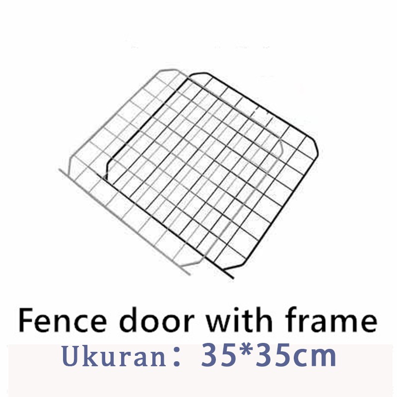 Kandang Hewan Peliharaan / Kandang Anjing / Kandang Kucing / Kandang Hamster Burung Pagar Besi DIY-1 *pintu pagar 35*35