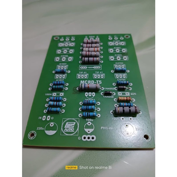 Pcb mcrd v2 T5 plus componen PHS-002