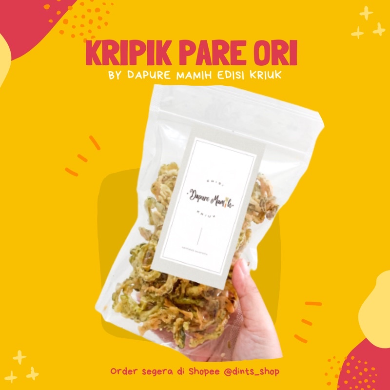 

Kripik Pare Gurih Original / Pelengkap Lauk / Camilan Favorit by Dapure Mamih