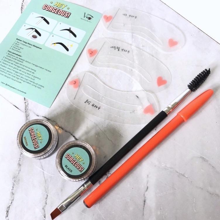 Cuci Gudang 
HnB HEY GORGEOUS Set Brow Henna / Henna Alis Hey Gorgeous - Halal Tahan 3-5 Hari FREE P