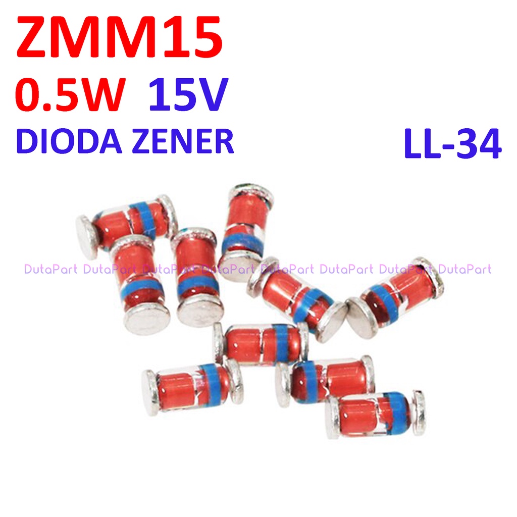 ZMM15 ZMM15V 0.5W 15V SMD SMT Dioda Zener Diode 15 V 1/2W LL-34