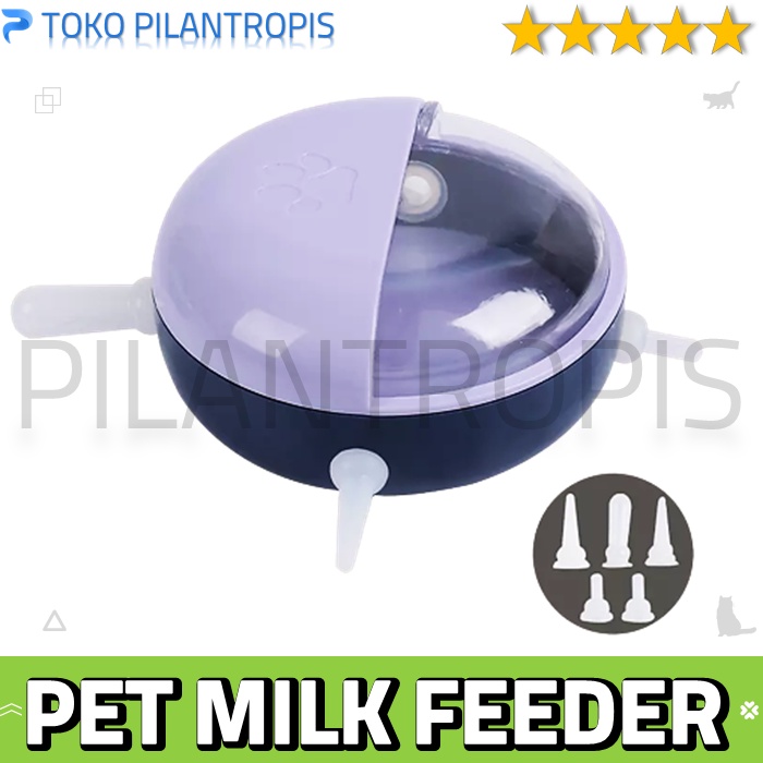 MANGKOK 4 DOT SUSU ANAK KUCING KITTEN ANJING PUPPY BAHAN SILICON TEMPAT MAKAN MINUM SUSU KUCING ANJING CAT DOG PET BOWL FEEDER