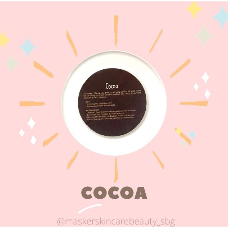 masker peel off cocoa eleven huesday