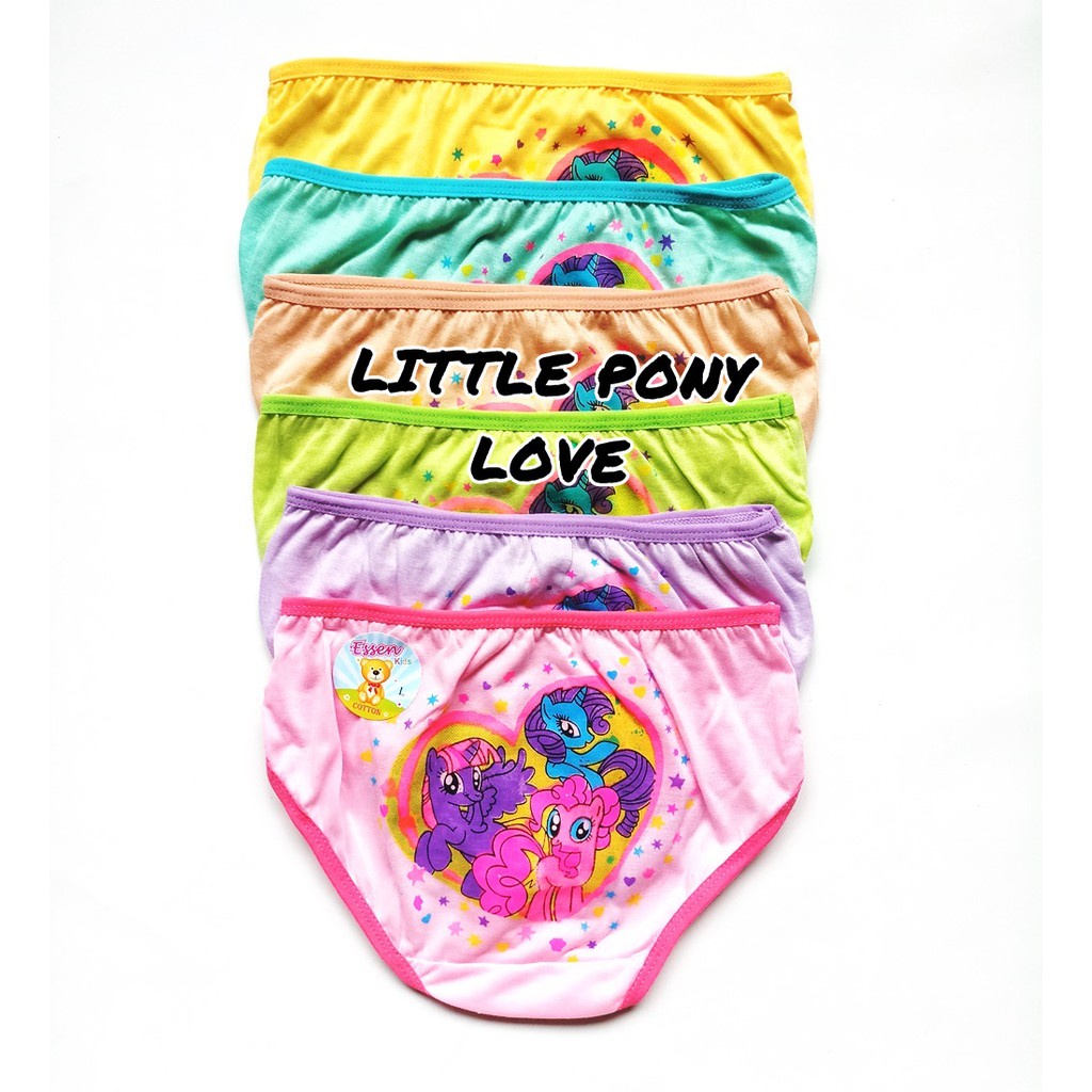 3 Pcs - Celana Dalam Essen (S) Anak Perempuan Karakter Terlaris DKI Jakarta COD