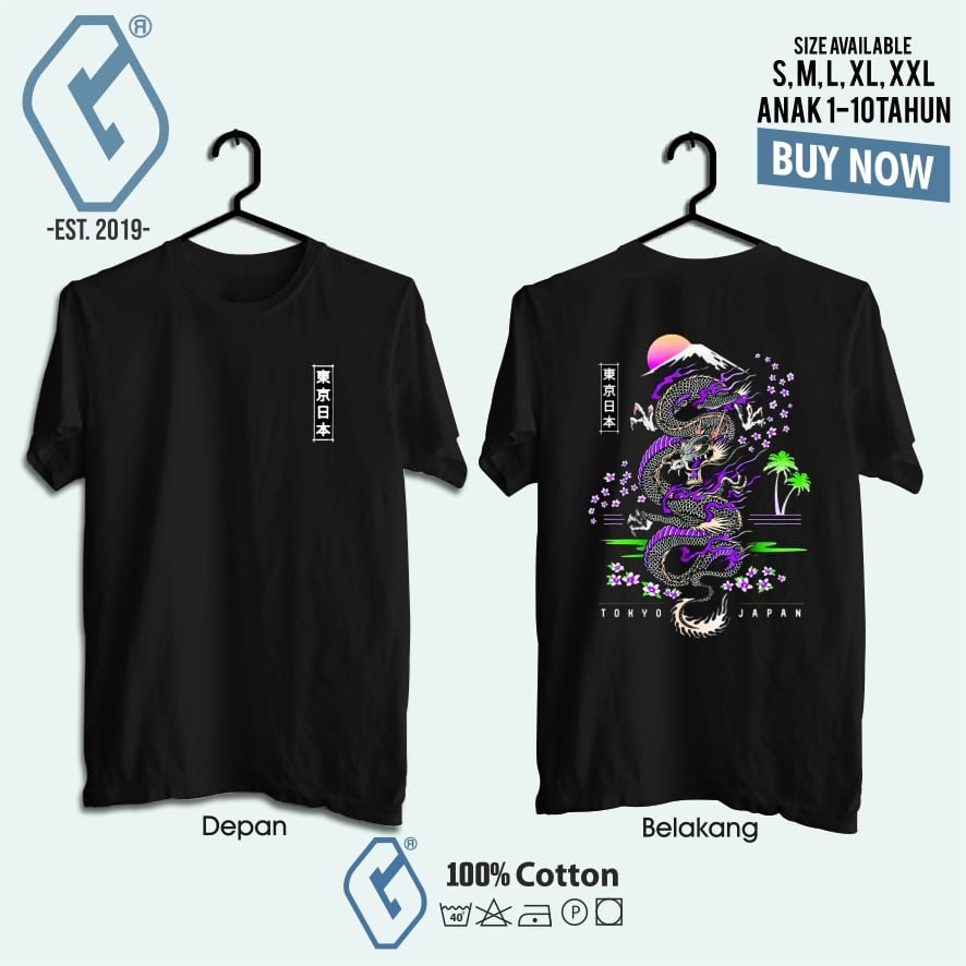 kaos distro tokyo japan / baju racing tokyo japan